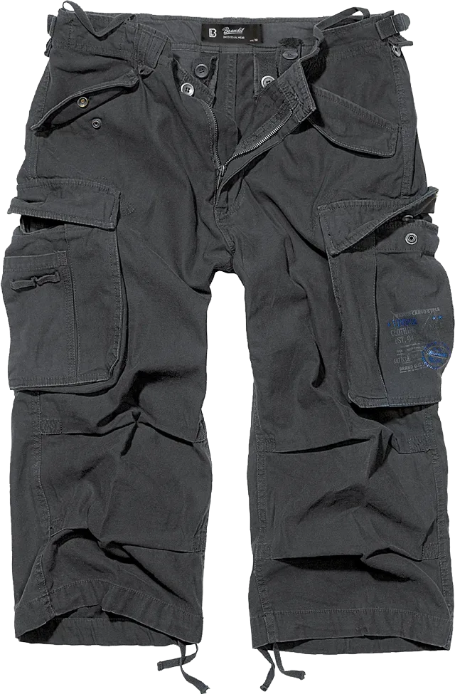 Brandit - Industry Vintage 3/4 Shorts black
