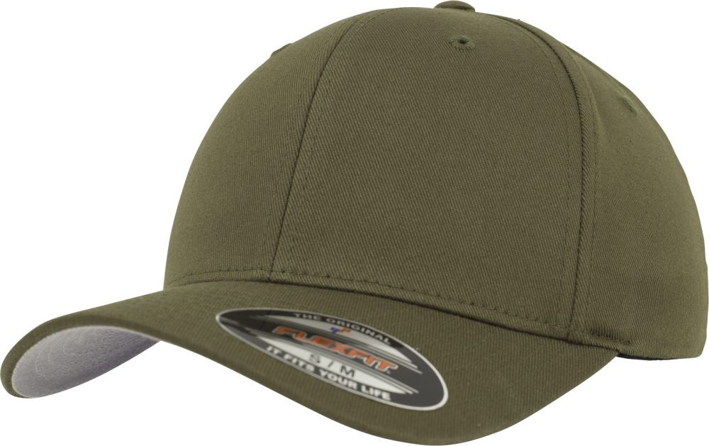 Yupoong Flexfit Cap - Olive Grün L/XL Herren
