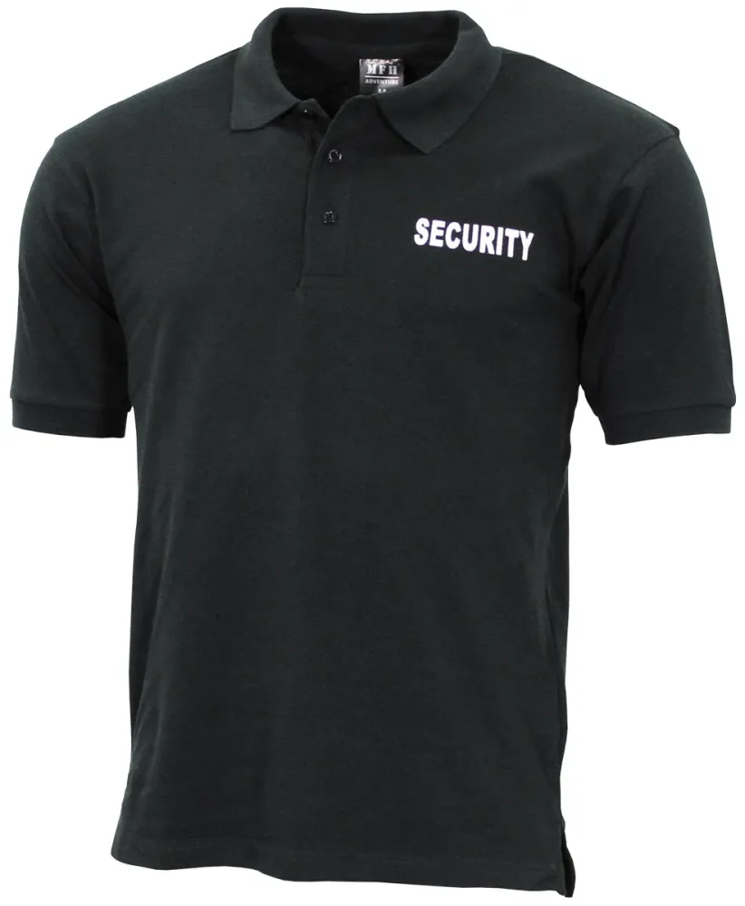 Poloshirt, schwarz, 