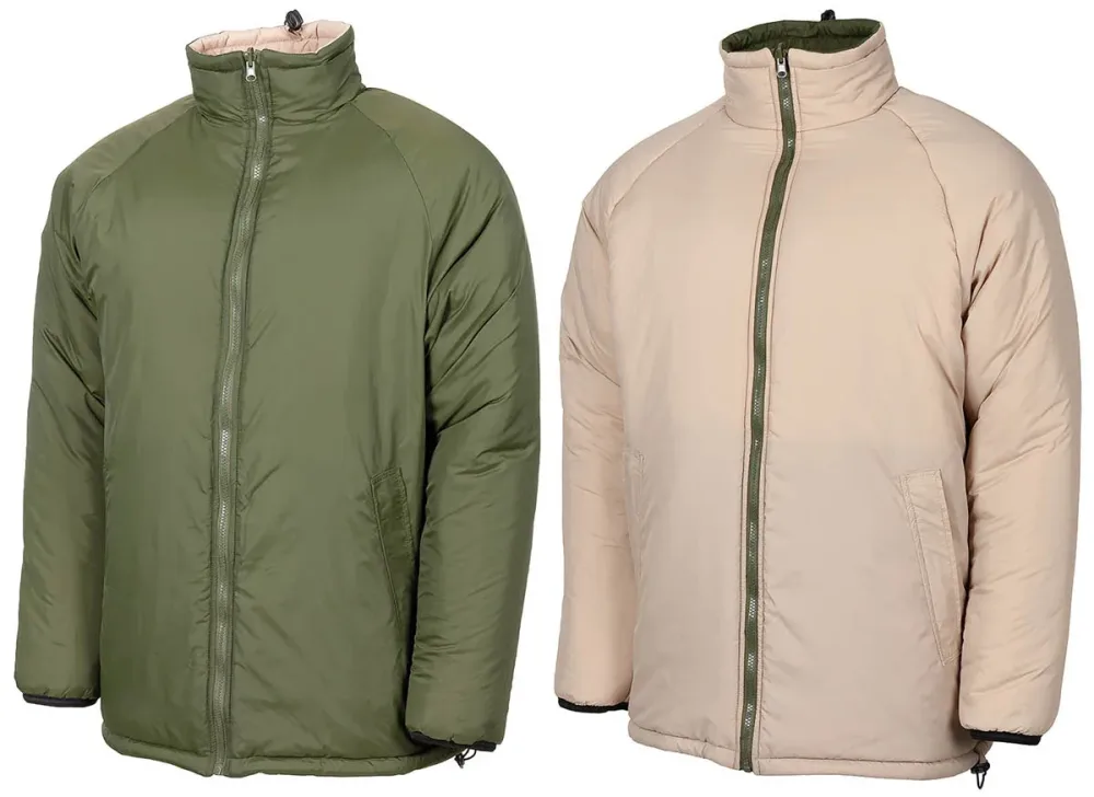Brit. Thermojacke, wendbar, oliv/khaki