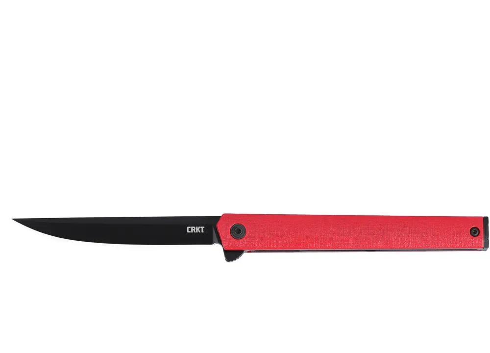 CRKT - CEO Flipper Klappmesser rot/schwarz