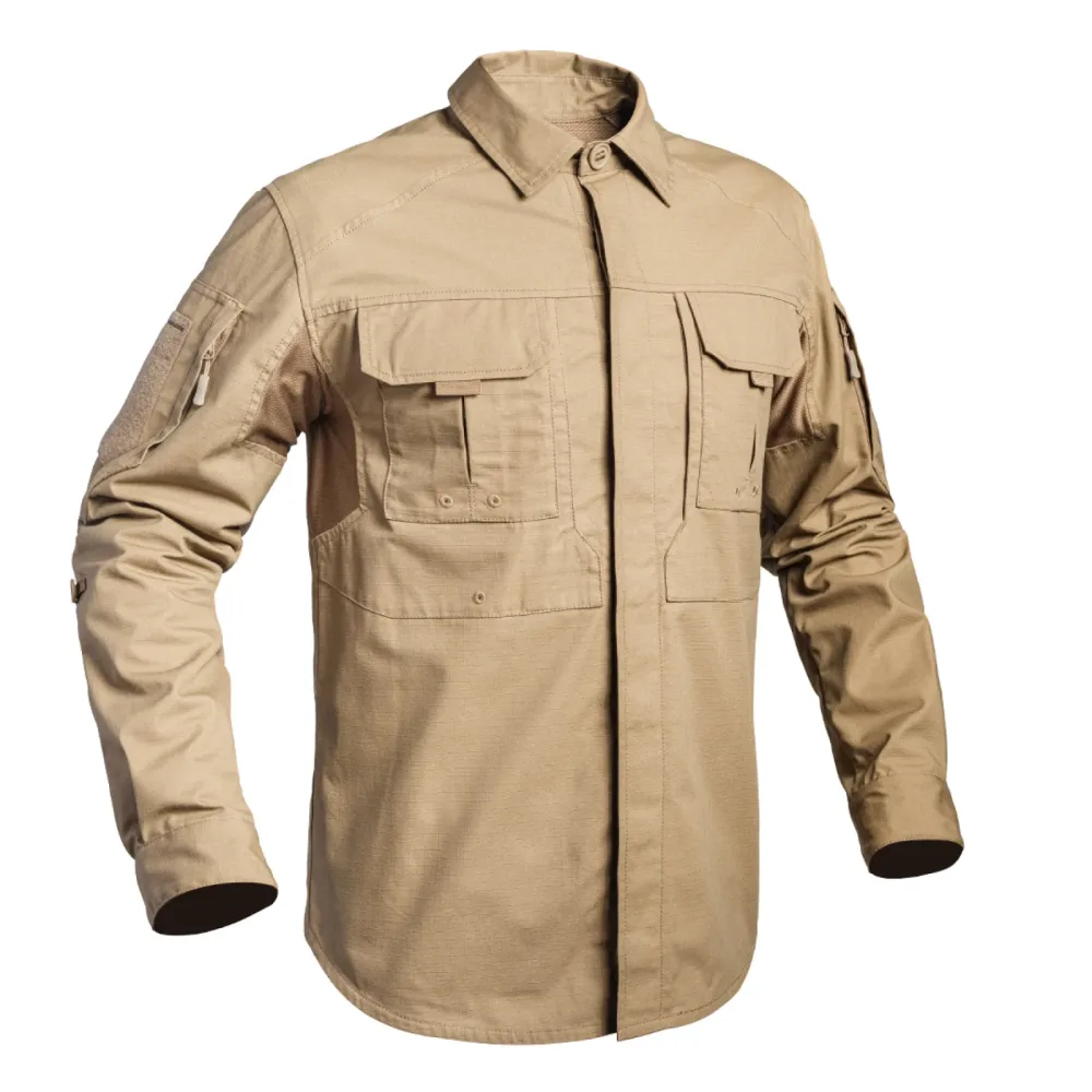 A10 Equipment - Shirt Fighter Langarm (tan)