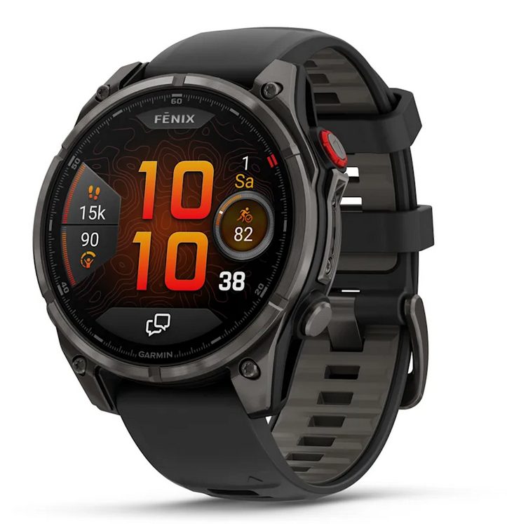 GARMIN fenix® 8 Pro 47 mm Sportuhr Schwarz, Herren, Größe: 0