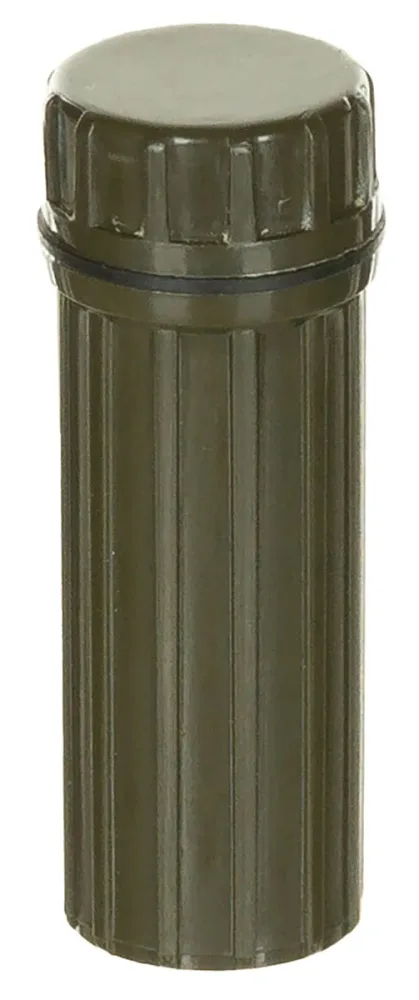 Wasserdichte Box, rund, oliv