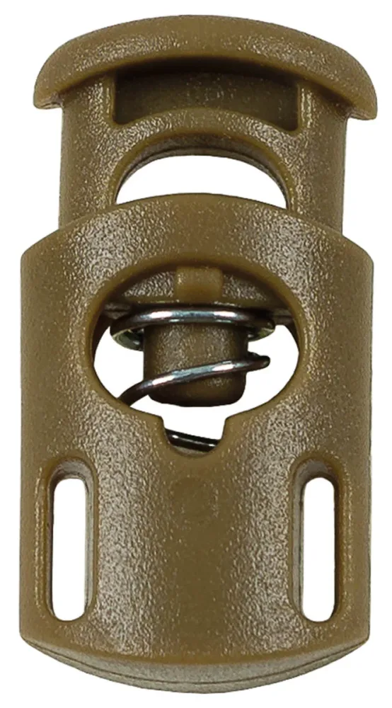 Kordelstopper, coyote tan, 10 Stk. im Pack