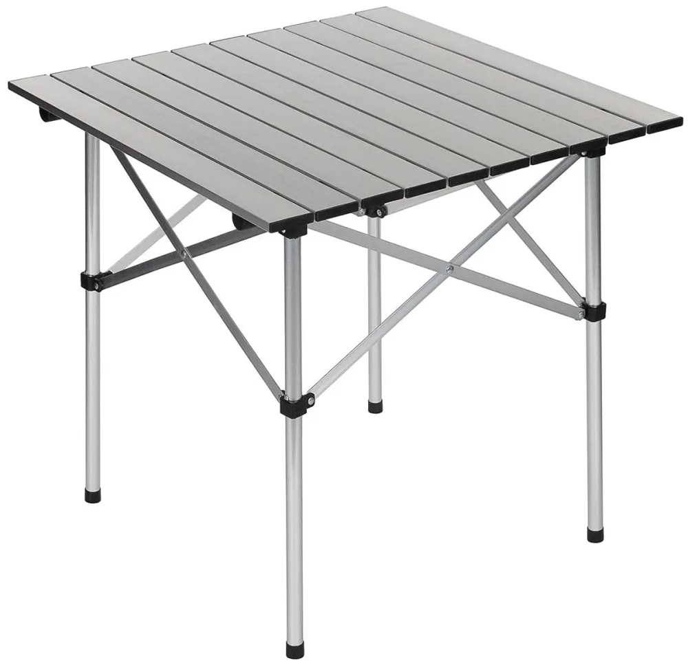 Camping-Rolltisch, Alu, Gestell klappbar