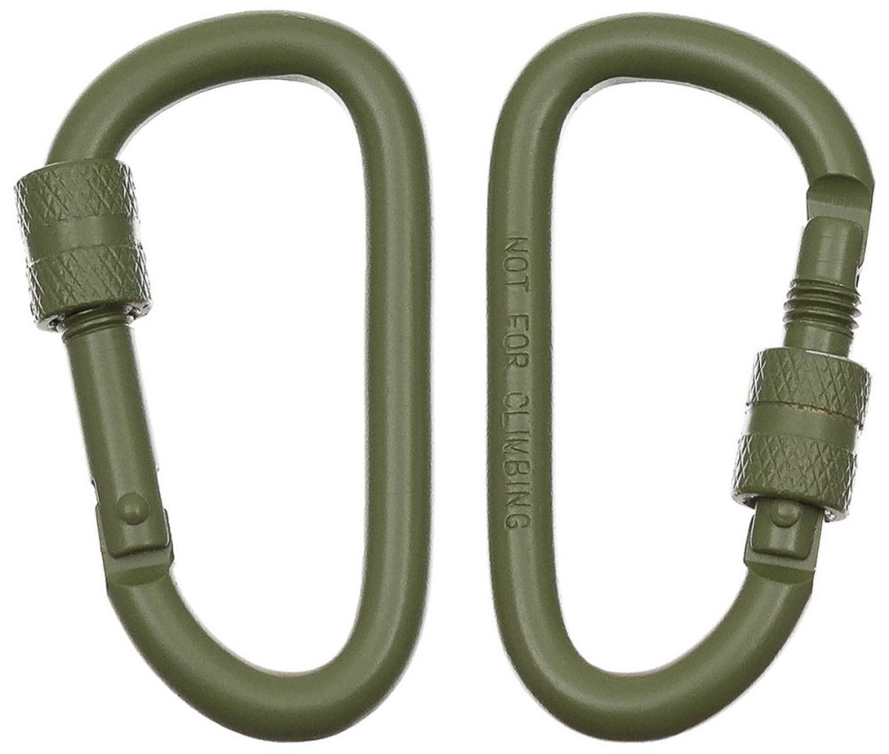 MFH - Military & Adventure 27535B Karabiner D6x60O 6 mm x 60 mm x 6 mm x 60 mm 2 St.