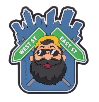 Helikon-Tex - PVC Patch Beardman Urban (blau)