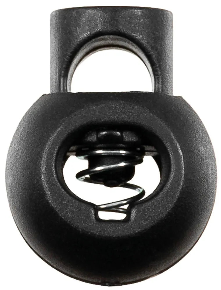 Kordelstopper, schwarz, 10 Stk. im Pack
