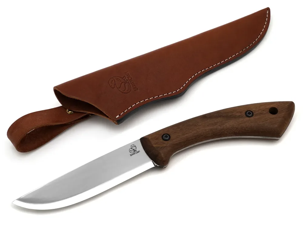 BeaverCraft - Bushcraft Messer mit Walnussholzgriff