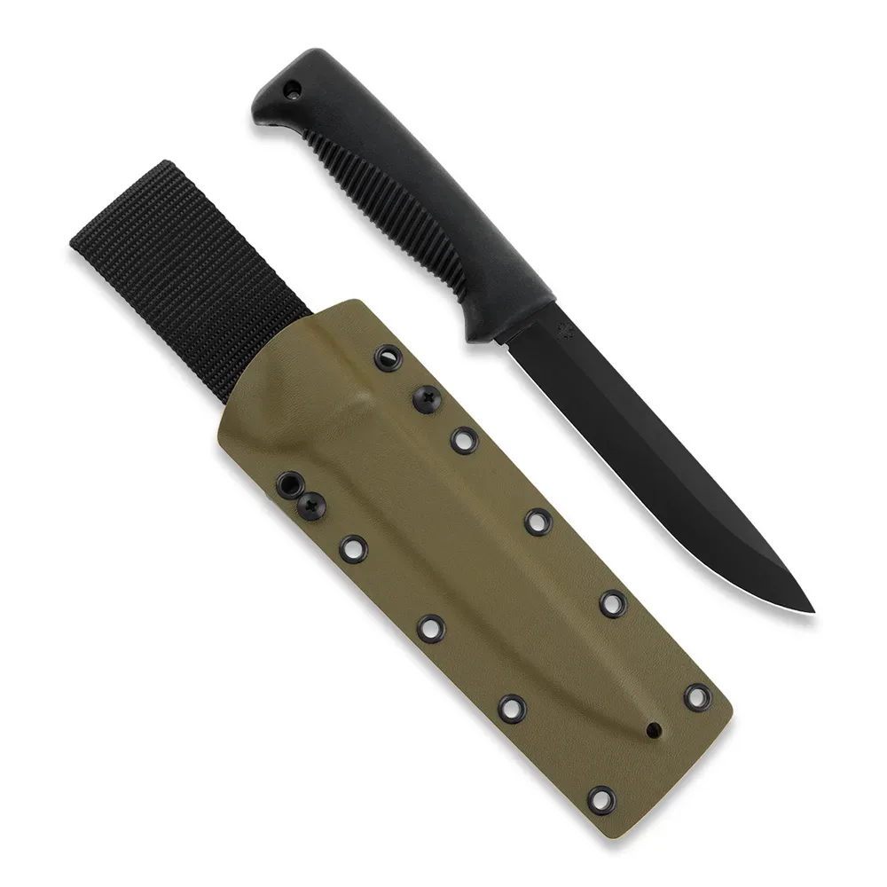 Peltonen Knives - M95 Ranger Puukko schwarz, PTFE Teflon, Kydexscheide (coyote)