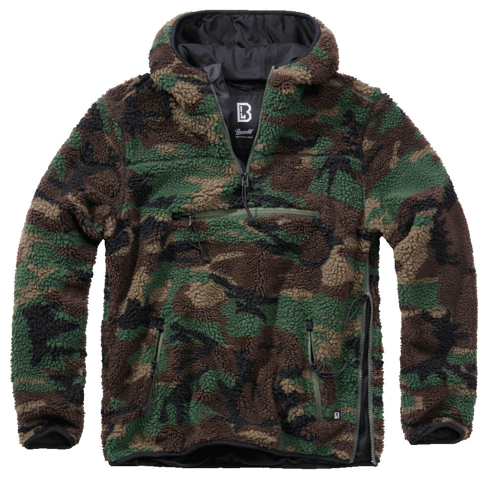 Brandit - Teddyfleece Worker Pullover woodland