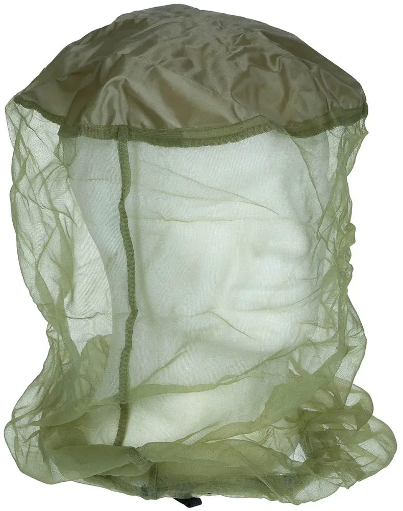 Moskito Kopfnetz, oliv, Gummizug