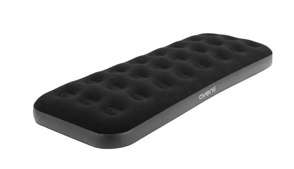 Luftbett für 1 Person CloudCoil Flocked Air Mattress (191x73x51cm)
