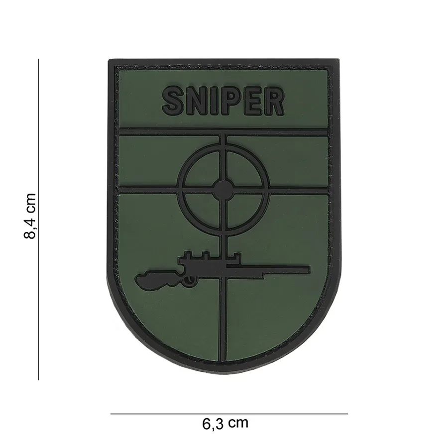 Klettabzeichen Sniper - oliv