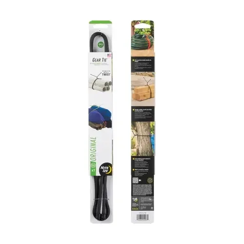 Nite Ize - Mehrzweckbinder Gear Tie Original, 64 Inch (schwarz)