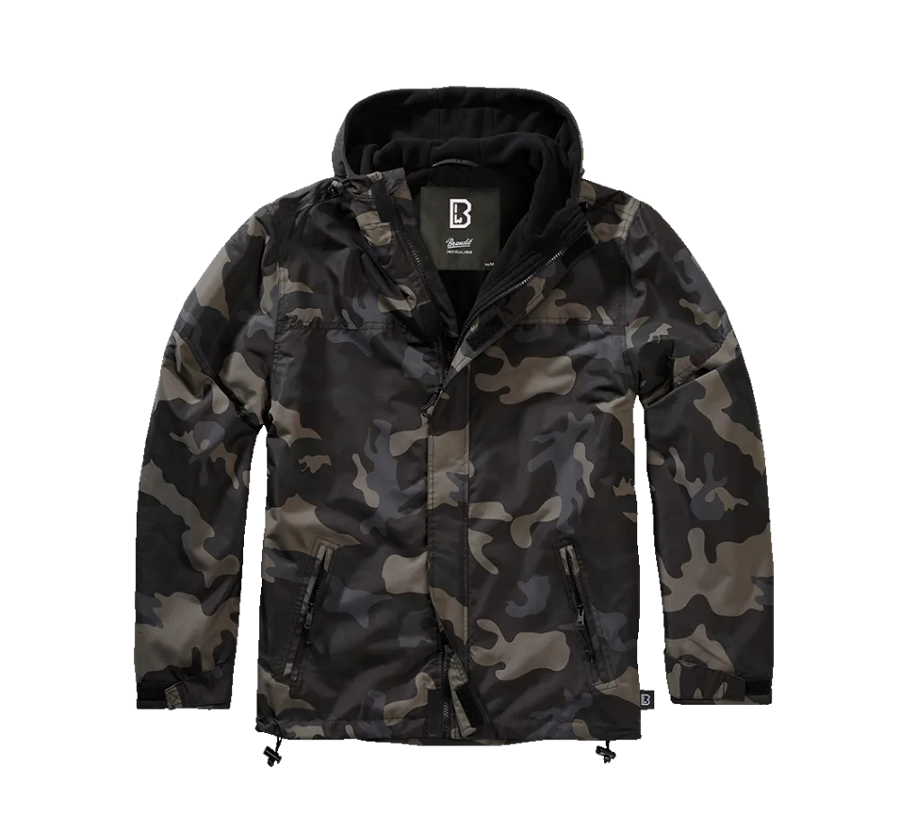 Brandit - Frontzip Windbreaker darkcamo