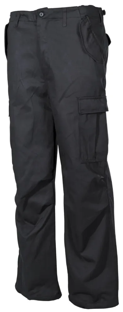US Kampfhose M65, schwarz, original, Ny/Co
