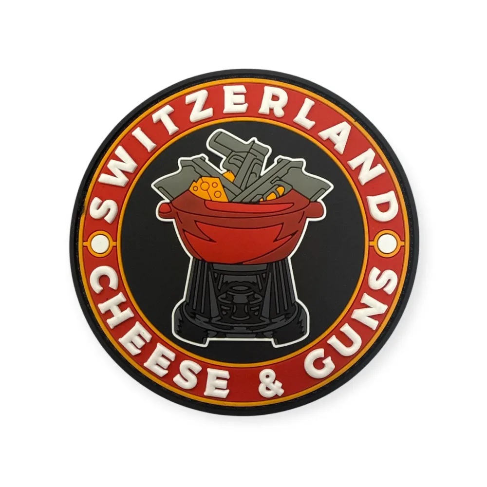 Klettabzeichen - Cheese & Guns Switzerland