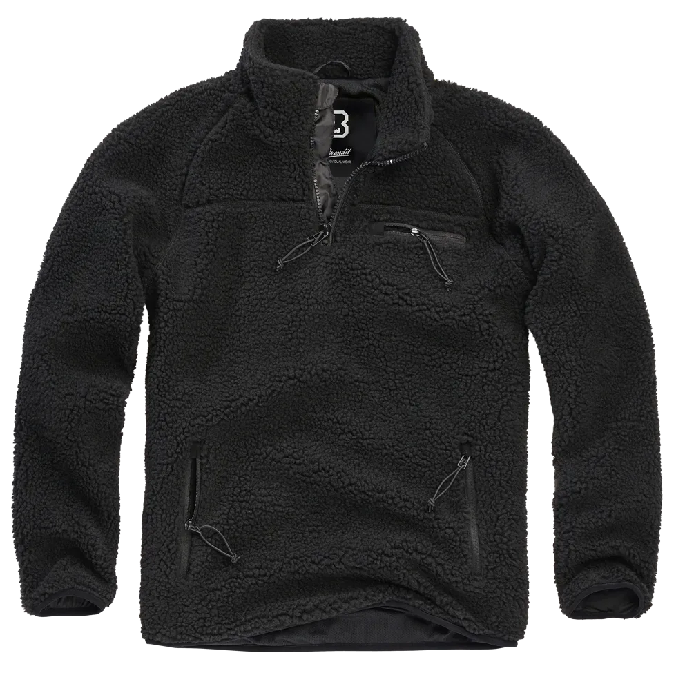 Brandit - Teddyfleece Troyer black