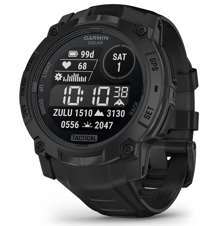 GARMIN Instinct® 3 Solar Tactical 50 mm Sportuhr Schwarz, Herren, Größe: 0