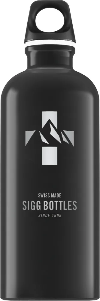 SIGG - Trinkflasche Mountain Black 0.6 L