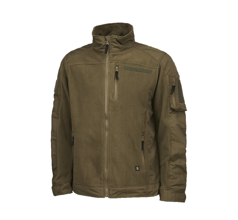 Brandit - Fleece Ripstop Jacket olive