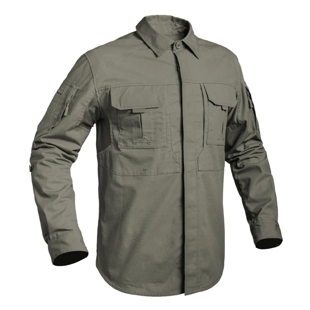 A10 Equipment - Shirt Fighter Langarm (oliv)