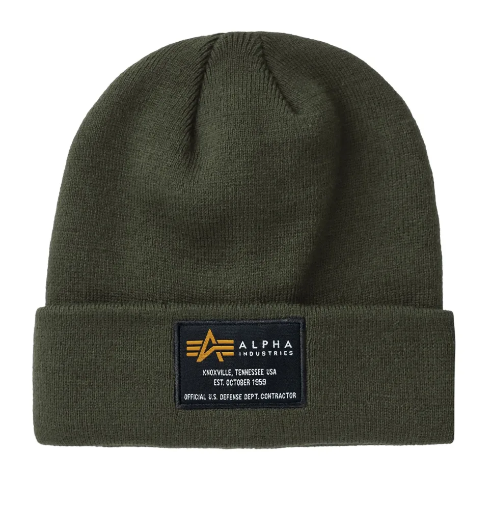 Alpha Industries - Crew Beanie (dark olive)