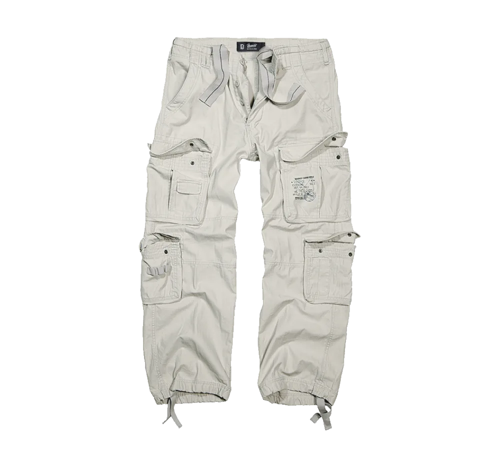 Brandit - Pure Vintage Pants old white