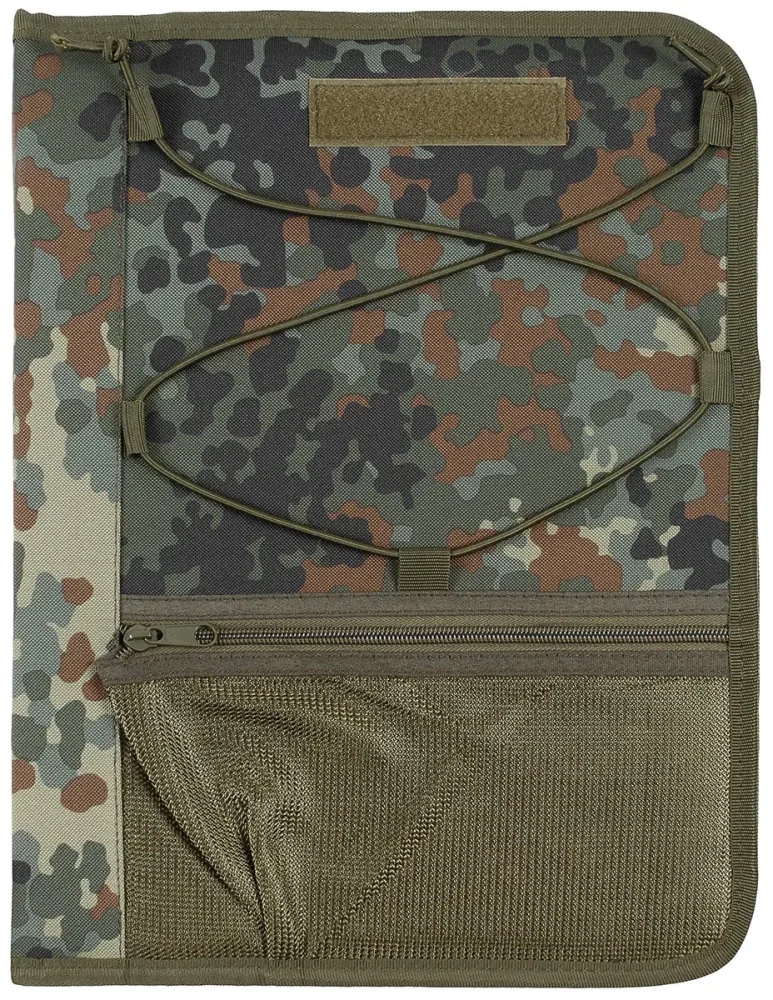 Schreibmappe, flecktarn, A4