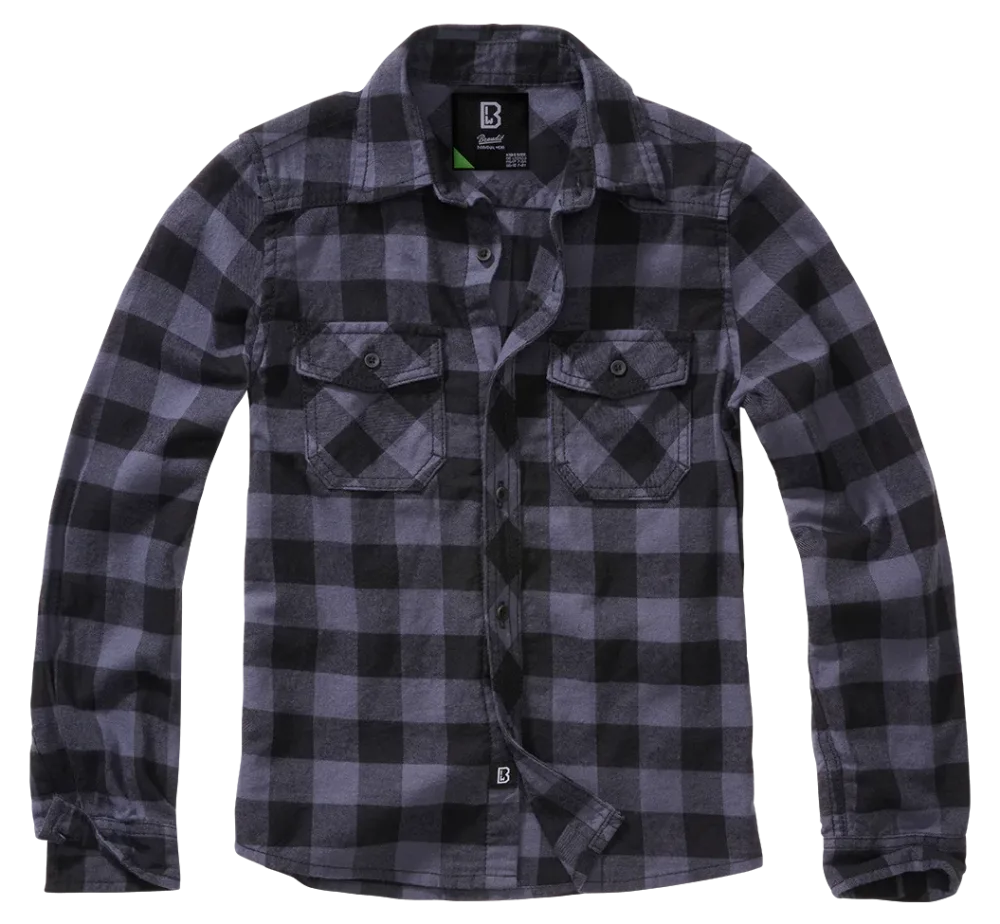 Kids Check Shirt Long Sleeve