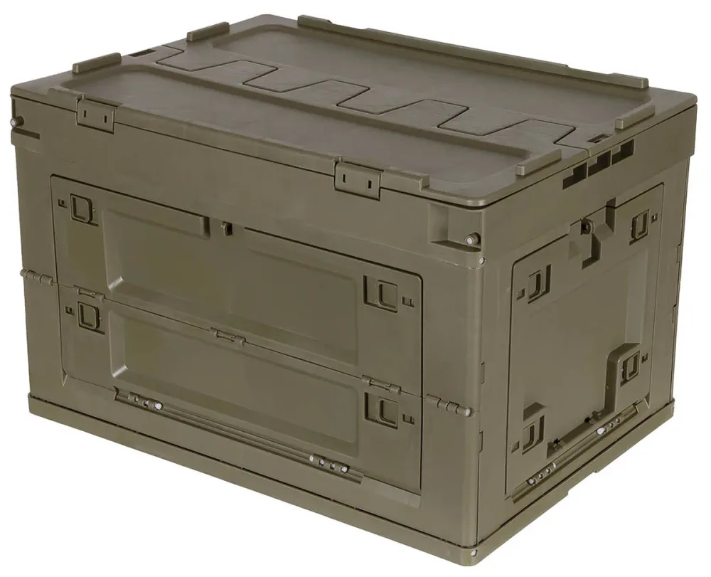 Box, Kunststoff, faltbar, 60 l, oliv