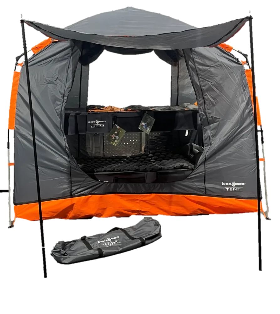 Disc-O-Bed - Zelt Tent (grau/orange)
