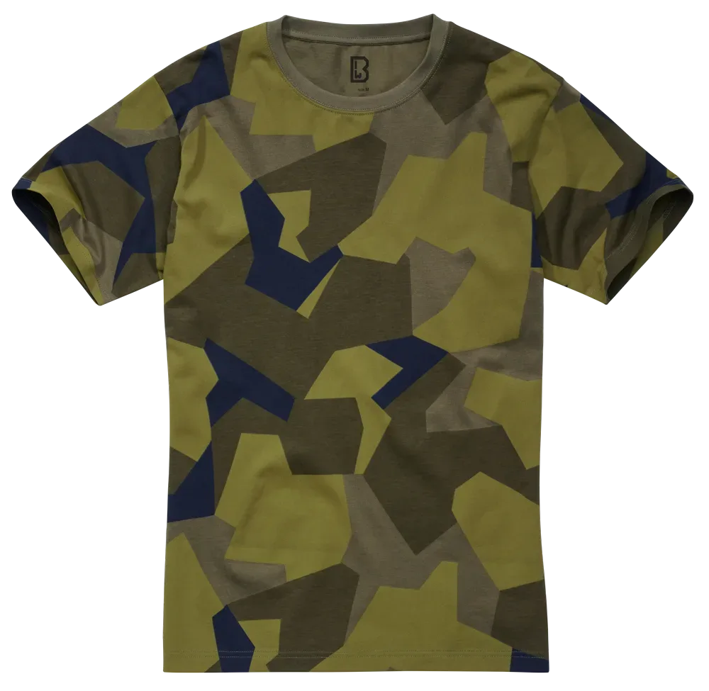 Brandit - T-Shirt swedish camo M90