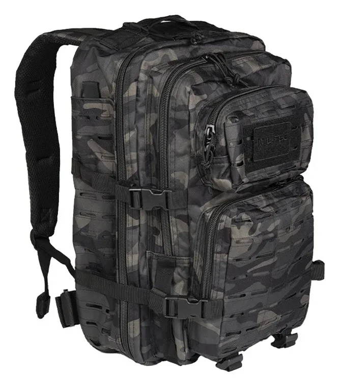 US Assault Tactical Rucksack Lasercut large - darkcamo