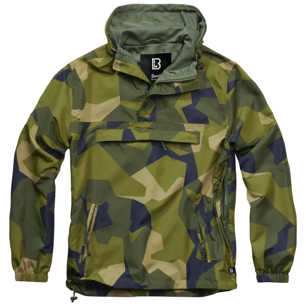 Brandit - Summer Windbreaker swedish camo M90