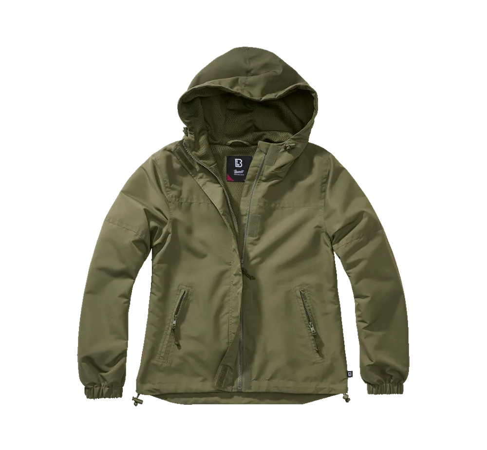 Brandit - Women Summer Frontzip Windbreaker olive