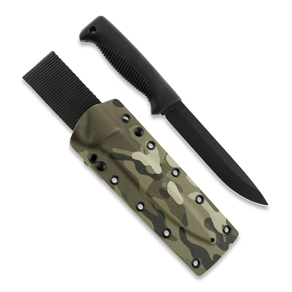 Peltonen Knives - M95 Ranger Puukko schwarz, PTFE Teflon, Kydexscheide (multicam)