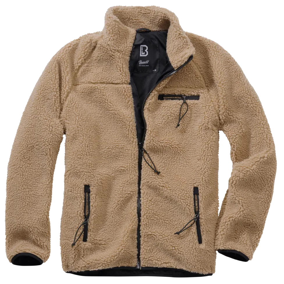 Brandit - Teddyfleece Jacket camel