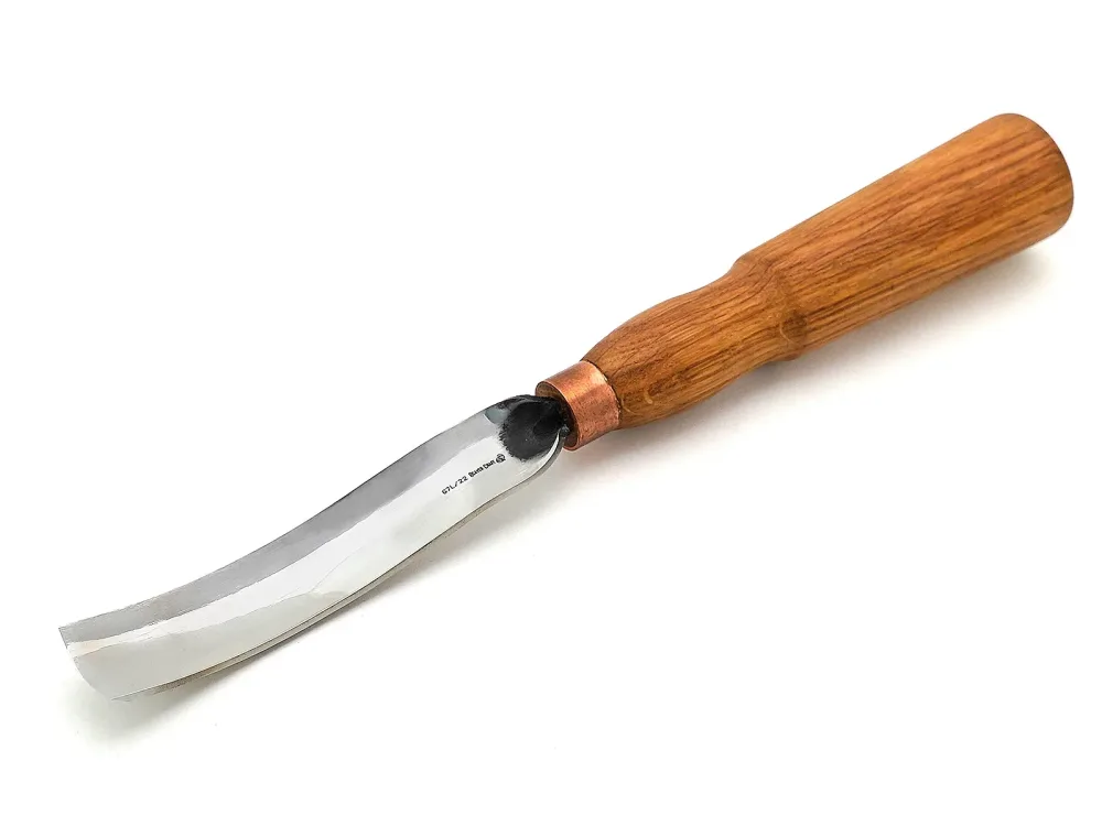 BeaverCraft - Hohlmeissel G7L/22 (gebogen)