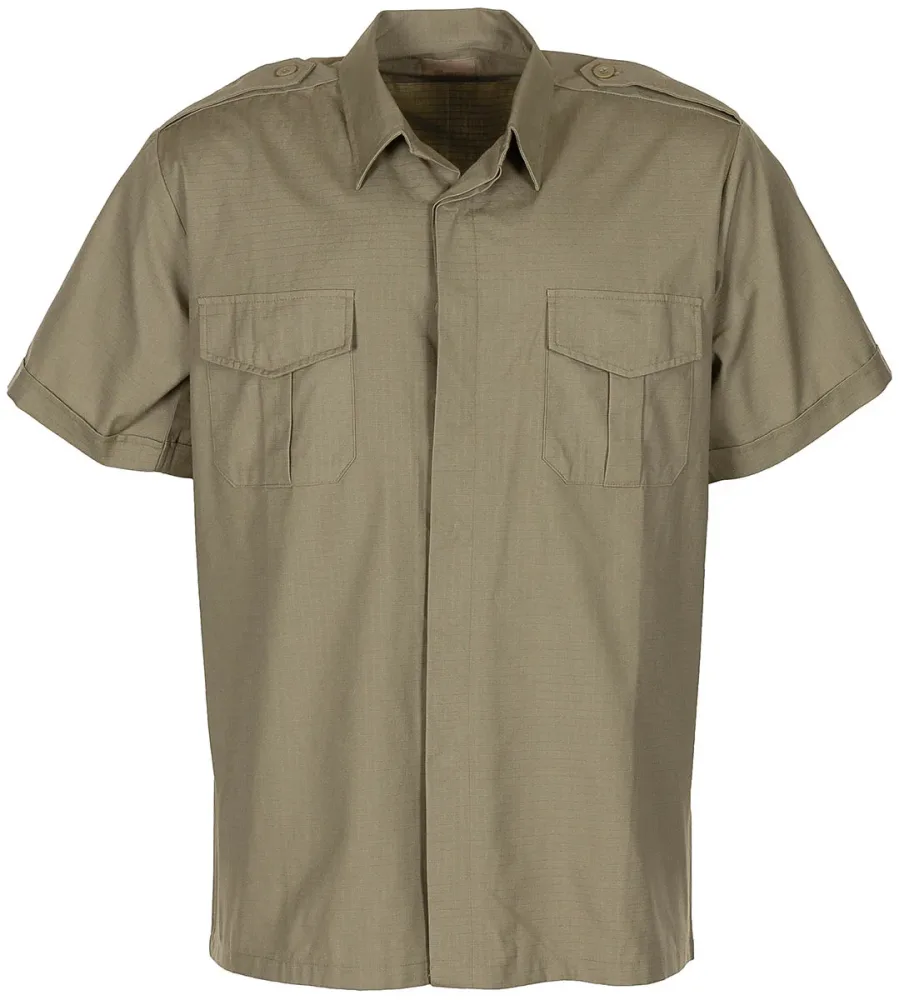 US Hemd, Rip Stop, kurzarm, khaki