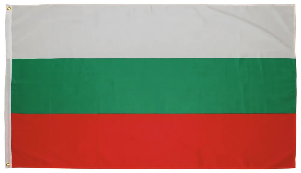 Fahne, Bulgarien, Polyester, 90 x 150 cm