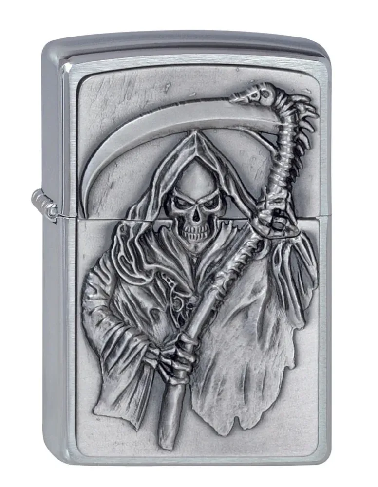 Zippo Feuerzeug - Sensenmann Emblem