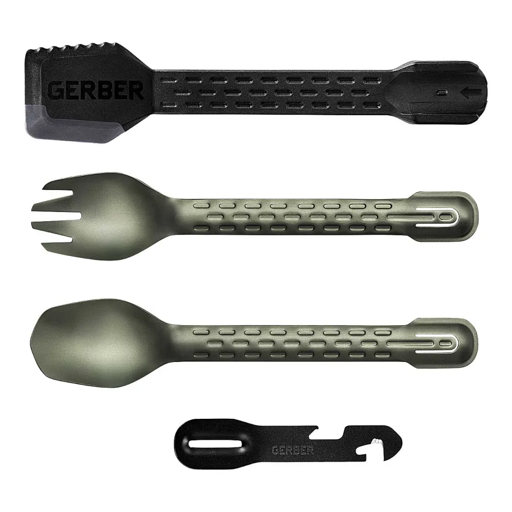 Gerber - Campingbesteck-Set Compleat, flat sage