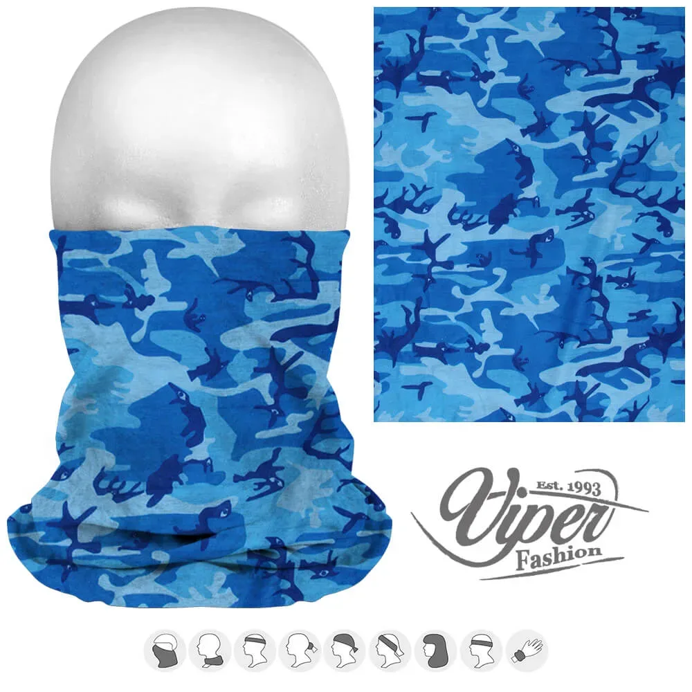 Mehrzweckschal 9 in 1, blau 