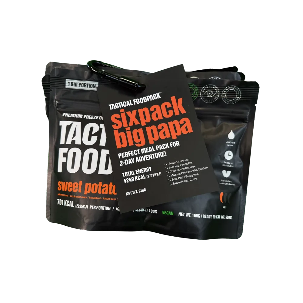 Tactical Foodpack - Sixpack BIG Papa (6 Mahlzeiten)