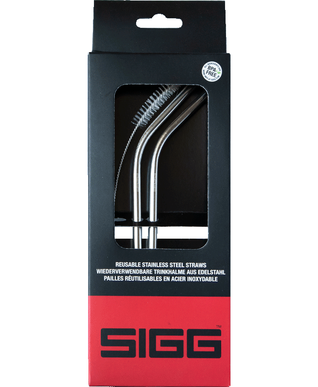 SIGG - Trinkhalme aus Edelstahl (2 Stück)