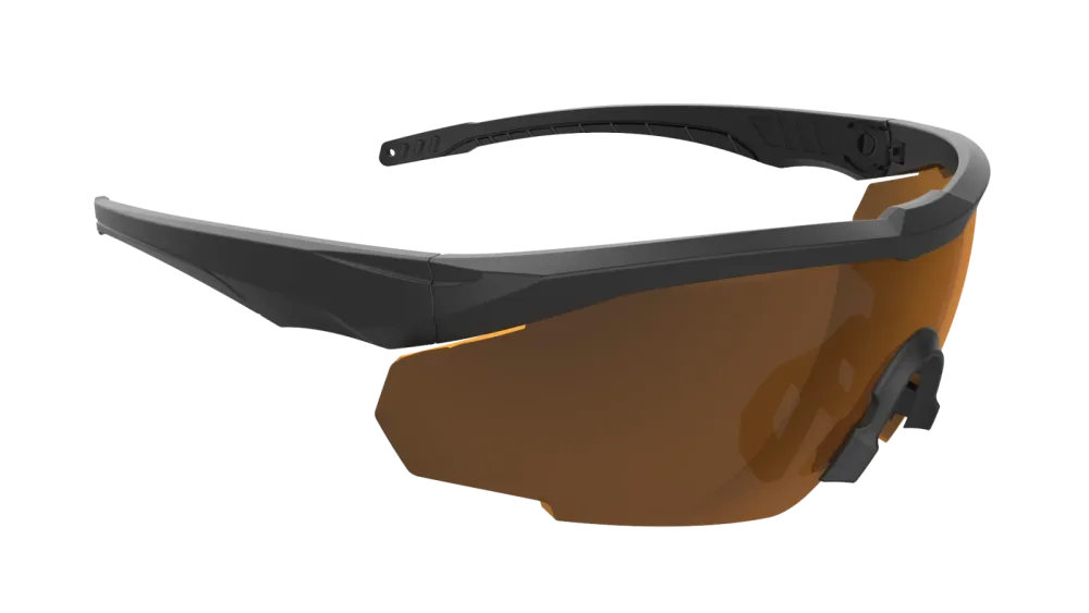 Swisseye Tactical - Brille Blackhawk Pro rubber black (Laser Lens Brown)