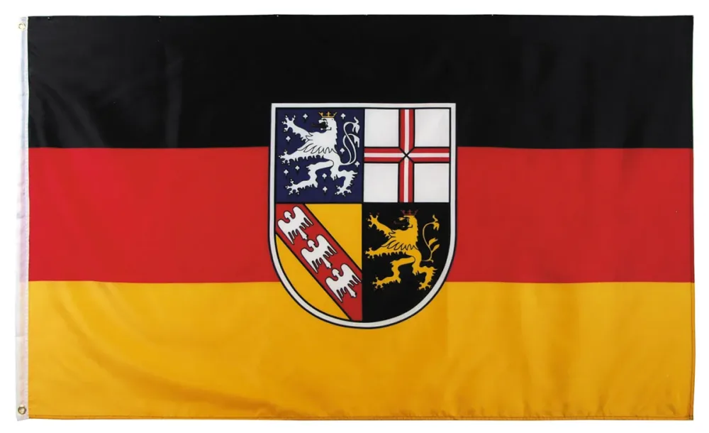 Fahne, Saarland, Polyester, 90 x 150 cm